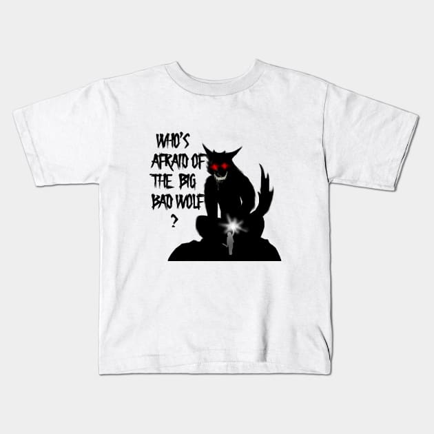 THE BIG BAD WOLF Kids T-Shirt by NEOS93